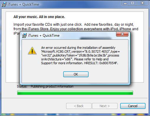 iTunes + QuickTime on Windows Vista Error.png