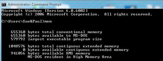 Program too big to fit in memory в windows 7 как исправить