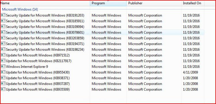 Installed Updates.JPG