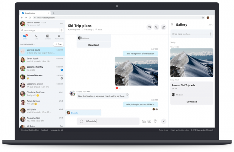 The new Skype for Web is here