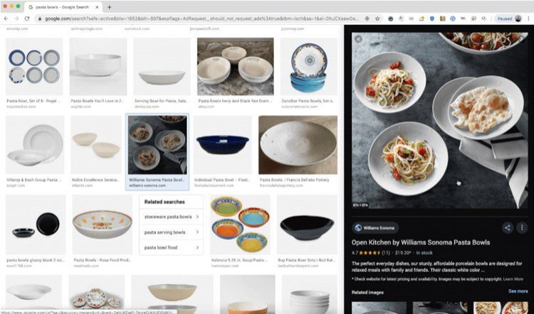 Google Images updated for easier image comparisons