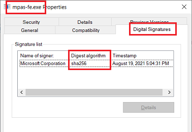 Vista Windows Defender Virus Definitions  mpas-fe_exe v1_347_68_0 SHA-2 Only 19 Aug 2021.png