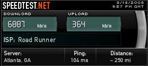 Road Runner Speed Test.JPG